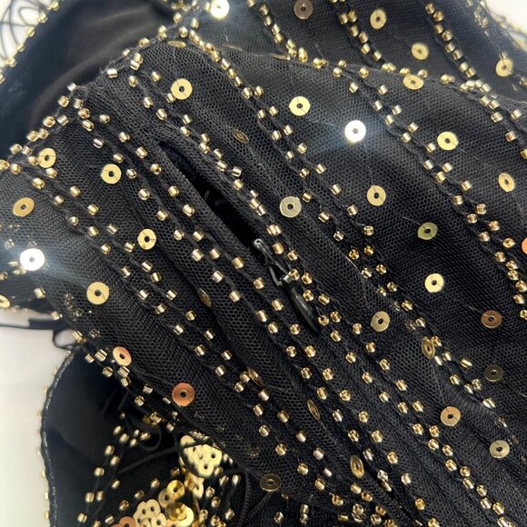 flapper 20s Dress Set Halloween cosplay Costume Size Medium - Picture 7 of 10